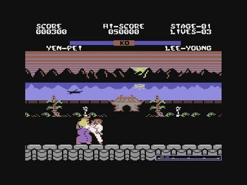 Screen de Yie Ar Kung-Fu II sur Commodore 64