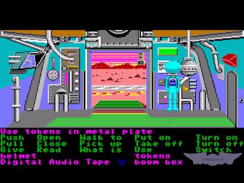Screen de Zak McKracken and the Alien Mindbenders sur Commodore 64