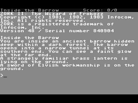 Photo de Zork II: The Wizard of Frobozz sur Commodore 64