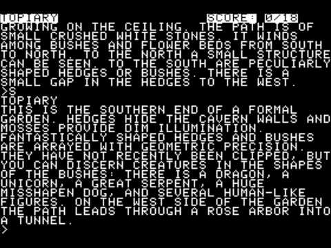 Screen de Zork II: The Wizard of Frobozz sur Commodore 64