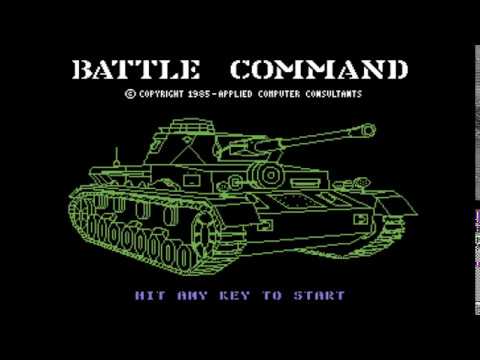 Scène de jeu de Battle Command sur Commodore 64