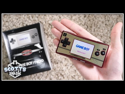 Illustration vidéo de Console Game Boy Micro