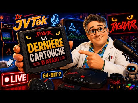 Illustration vidéo de Console Atari Jaguar