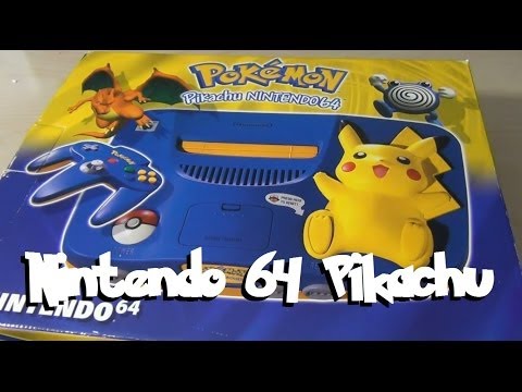 Illustration vidéo de Console N64 Pikachu
