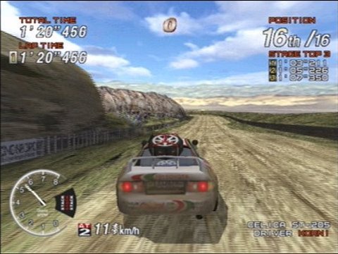 Screen de Sega Rally 2 sur Dreamcast