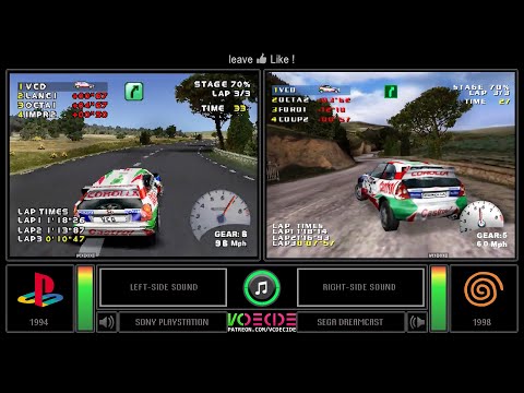 V-Rally 2 Expert Edition sur Dreamcast PAL