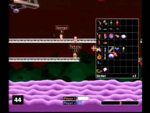 Worms Armageddon sur Dreamcast PAL