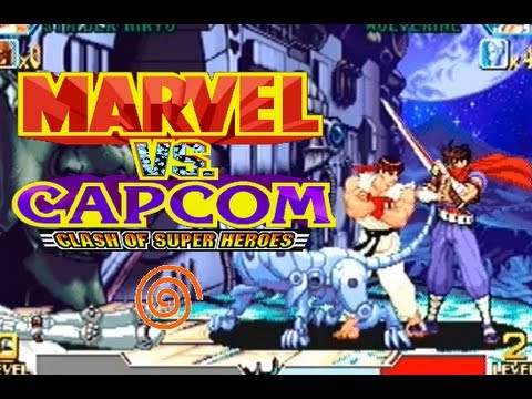 Marvel vs Capcom : Clash of Super Heroes sur Dreamcast PAL