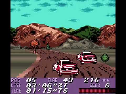 Scène de jeu de V-Rally: Championship Edition sur Game Boy