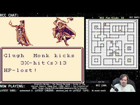 Scène de jeu de Wizardry Gaiden 2: Curse of the Ancient Emperor sur Game Boy