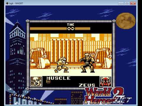 Capture de World Heroes 2 Jet sur Game Boy