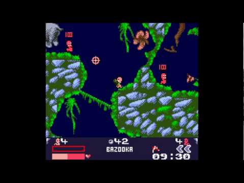 Screen de Worms sur Game Boy