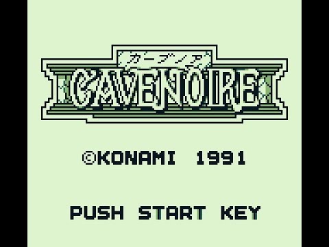 Cavenoire sur Game Boy
