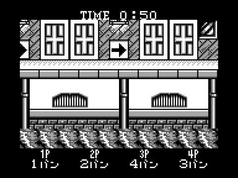 Screen de Downtown Nekketsu Koushinkyoku: Dokodemo Daiundoukai sur Game Boy