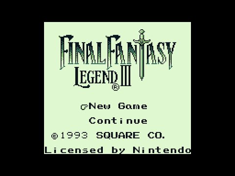 Screen de Final Fantasy Legend III sur Game Boy