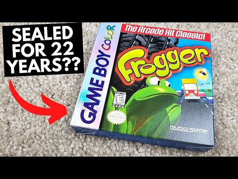 Scène de jeu de Frogger sur Game Boy