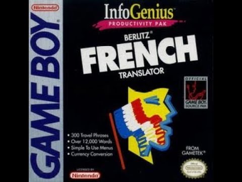 Photo de InfoGenius Productivity Pak: Berlitz French Translator sur Game Boy