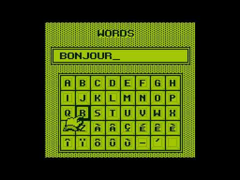 Screen de InfoGenius Productivity Pak: Berlitz French Translator sur Game Boy