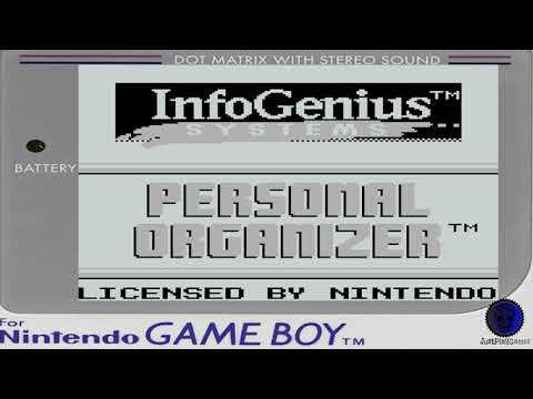 InfoGenius Productivity Pak: Personal Organizer and Phone Book sur Game Boy