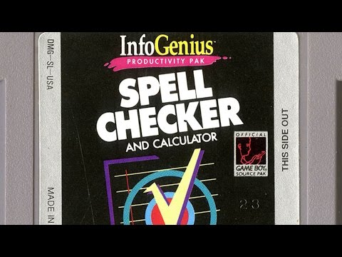 Image du jeu InfoGenius Productivity Pak: Spell Checker and Calculator sur Game Boy