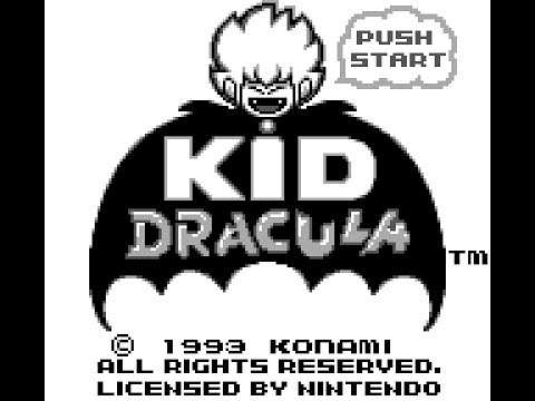 Scène de jeu de Kid Dracula sur Game Boy