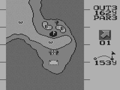 Screen de Konami Golf sur Game Boy