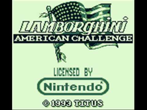 Lamborghini American Challenge sur Game Boy
