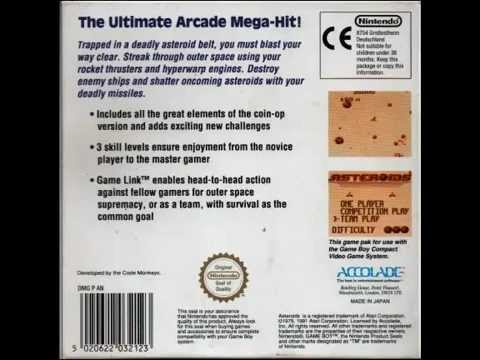 Asteroids sur Game Boy