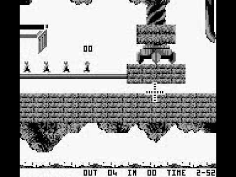 Screen de Lemmings sur Game Boy