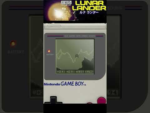 Lunar Lander sur Game Boy