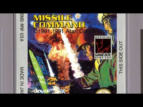 Screen de Missile Command sur Game Boy