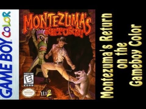 Scène de jeu de Montezuma's Return sur Game Boy