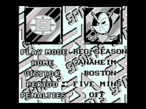 Screen de NHL Hockey 95 sur Game Boy