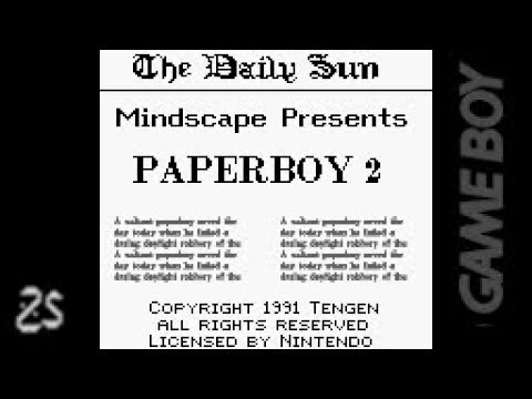Screen de Paperboy 2 sur Game Boy