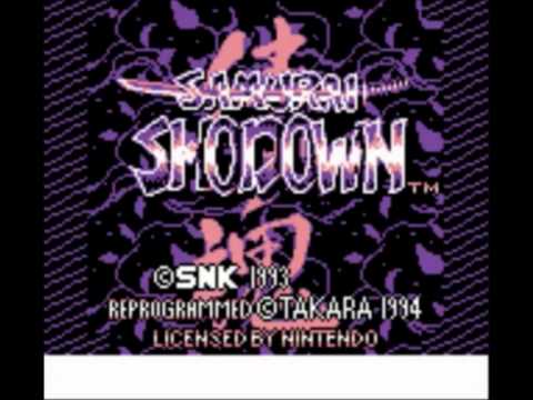 Screen de Samurai Shodown sur Game Boy