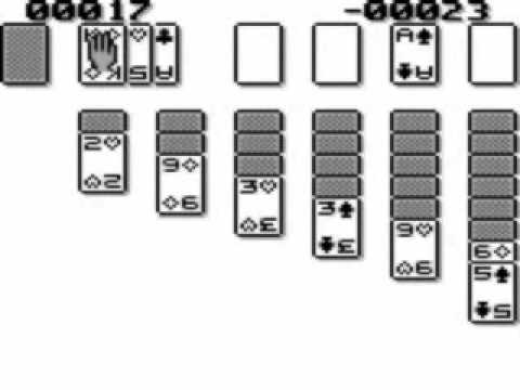 Solitaire FunPak sur Game Boy