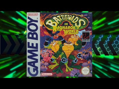Scène de jeu de Battletoads in Ragnarok's World sur Game Boy