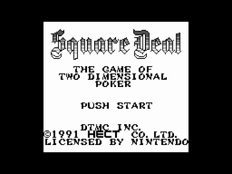 Square Deal: The Game of Two Dimensional Poker sur Game Boy