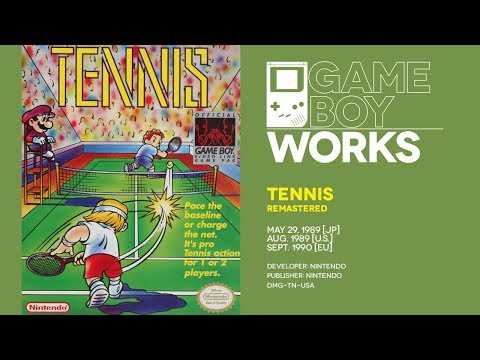 Screen de Tennis sur Game Boy