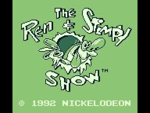 Screen de The Ren & Stimpy Show: Space Cadet Adventures sur Game Boy