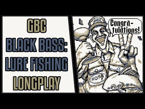 Screen de Black Bass: Lure Fishing sur Game Boy