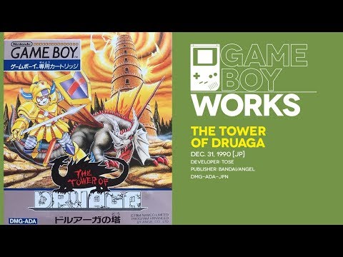 The Tower of Druaga sur Game Boy