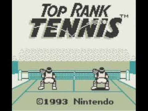 Screen de Top Ranking Tennis sur Game Boy