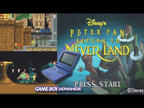 Scène de jeu de Peter Pan 2 : Retour au Pays imaginaire sur Game Boy Advance
