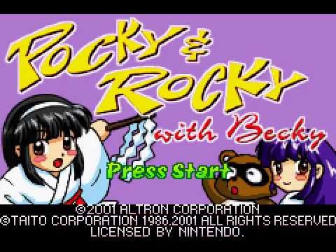 Photo de Pocky and Rocky with Becky sur Game Boy Advance