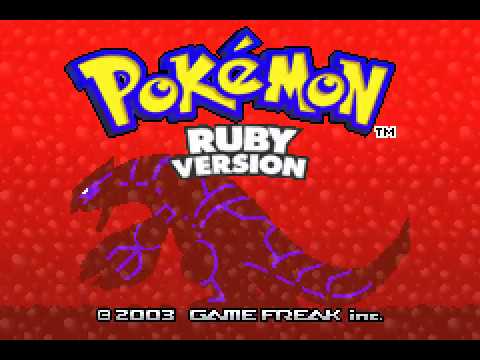 Screen de Pokémon Rubis et Saphir sur Game Boy Advance