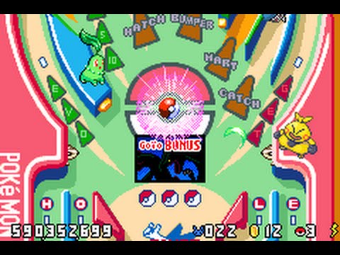 Screen de Pokémon Pinball : Rubis et Saphir sur Game Boy Advance