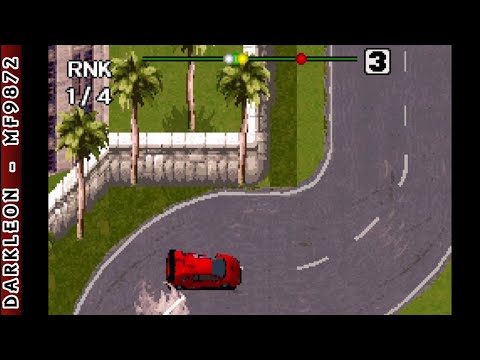 Scène de jeu de Racing Fever sur Game Boy Advance