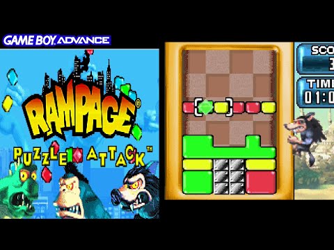 Capture de Rampage: Puzzle Attack sur Game Boy Advance