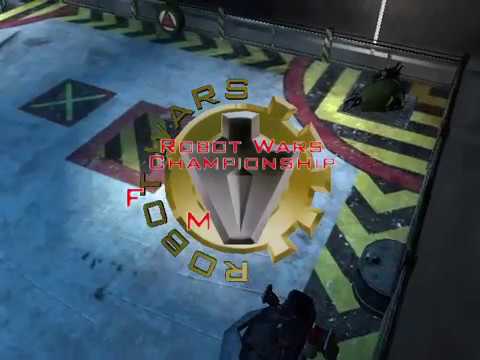 Scène de jeu de Robot Wars: Extreme Destruction sur Game Boy Advance